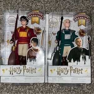 Harry Potter Quidditch dolls, Harry and Draco